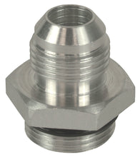 Load image into Gallery viewer, Derale Aluminum Cooler/Adapter Fitting -8AN x 5/8"-18 O-ring, Bright Anodized