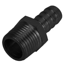 Load image into Gallery viewer, Derale Straight Hose Barb Fitting, 1/2" NPT Male x 1/2" Barb, Each