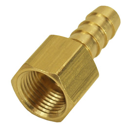 Derale Straight Hose Barb Fitting, 3/8