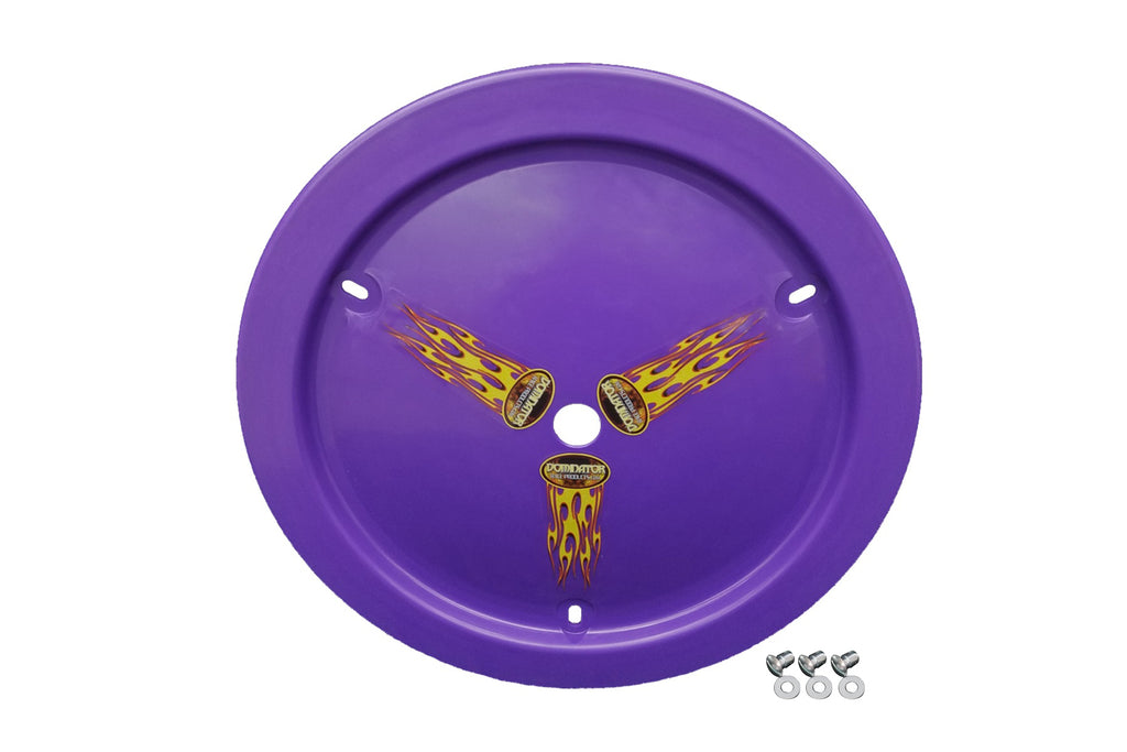 Wheel Cover Dzus-On Purple Real Style - Dominator Race Body 1006-D-PU