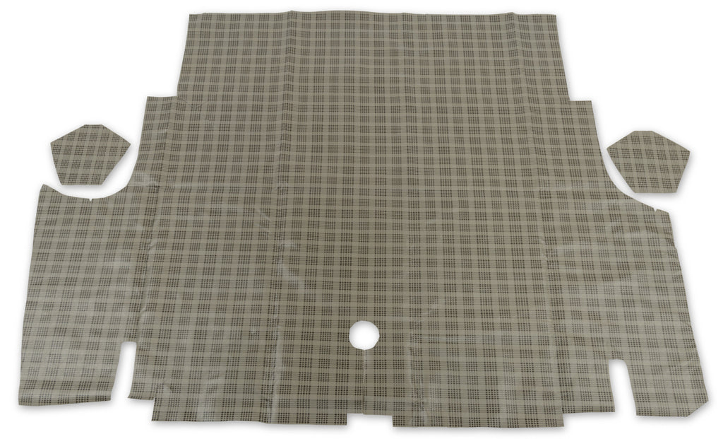 65-66 Mustang Trunk Mat Plaid - Scott Drake TM-FM-CPCV-65P
