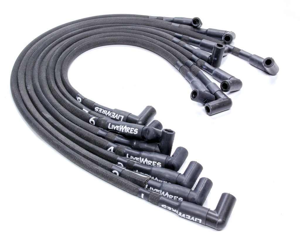 DUI Distributor Live Wires SBC Over V/C HEI 90 Deg Black