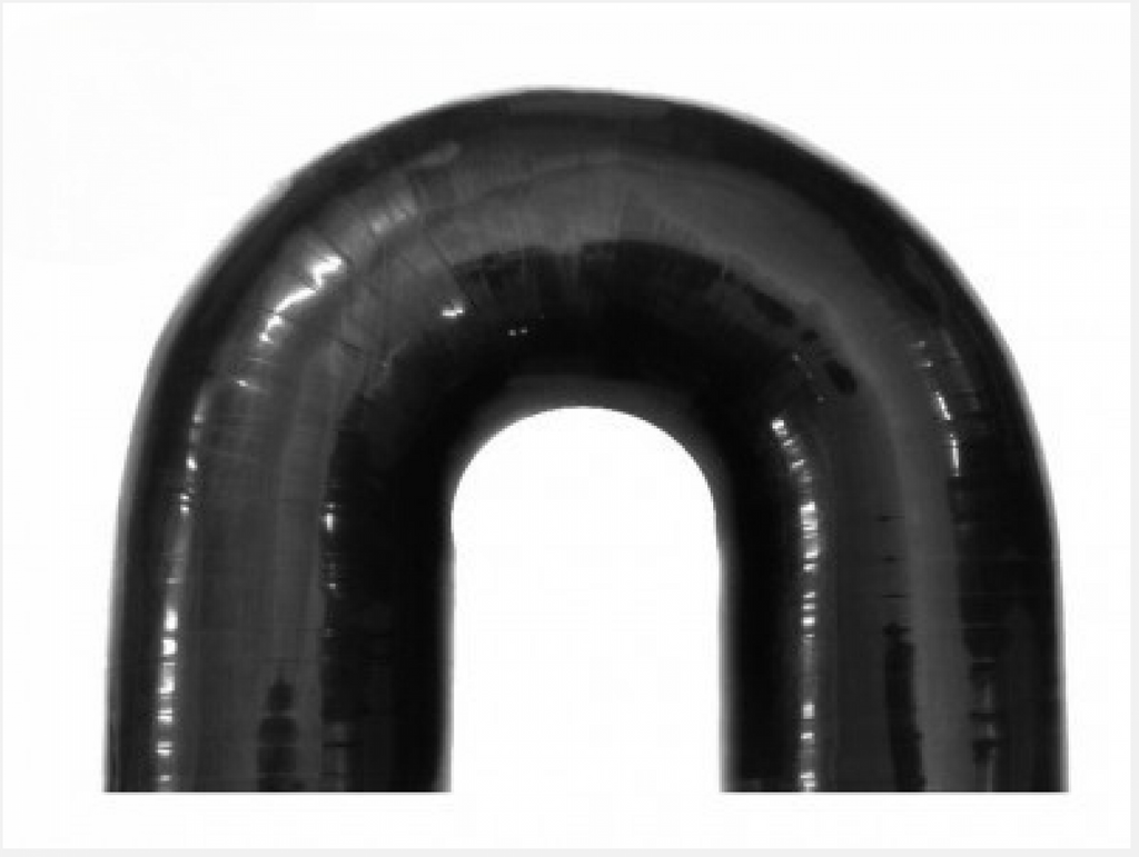 BOOST Products Silicone Elbow 180 Degrees, 1-1/8" ID, Black