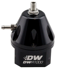 Fuel Pressure Regulator Adjustable  Black Finish - DeatschWerks 6-1000-FRB