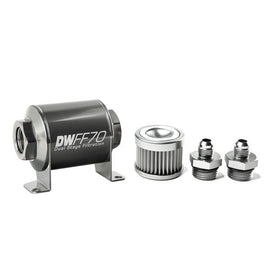 In-line Fuel Filter Kit 6an 10-Micron - DeatschWerks 8-03-070-010K-6