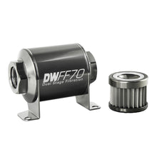 Load image into Gallery viewer, DeatschWerks Fuel Filter 8an Female ORB Ports 70mm Length