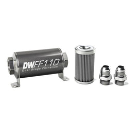 In-line Fuel Filter Kit 10an 100-Micron - DeatschWerks 8-03-110-100K-10