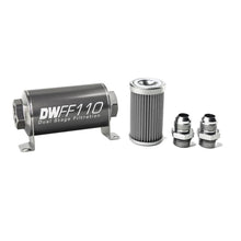 Load image into Gallery viewer, DeatschWerks In-line Fuel Filter Kit 10an 100-Micron