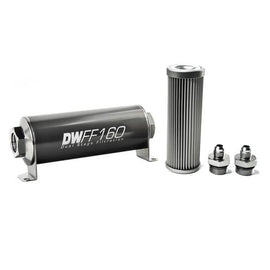 In-line Fuel Filter Kit 6an 10-Micron - DeatschWerks 8-03-160-010K-6