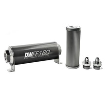 Load image into Gallery viewer, DeatschWerks In-line Fuel Filter Kit 6an 10-Micron
