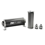 In-line Fuel Filter Kit 6an 10-Micron - DeatschWerks 8-03-160-010K-6
