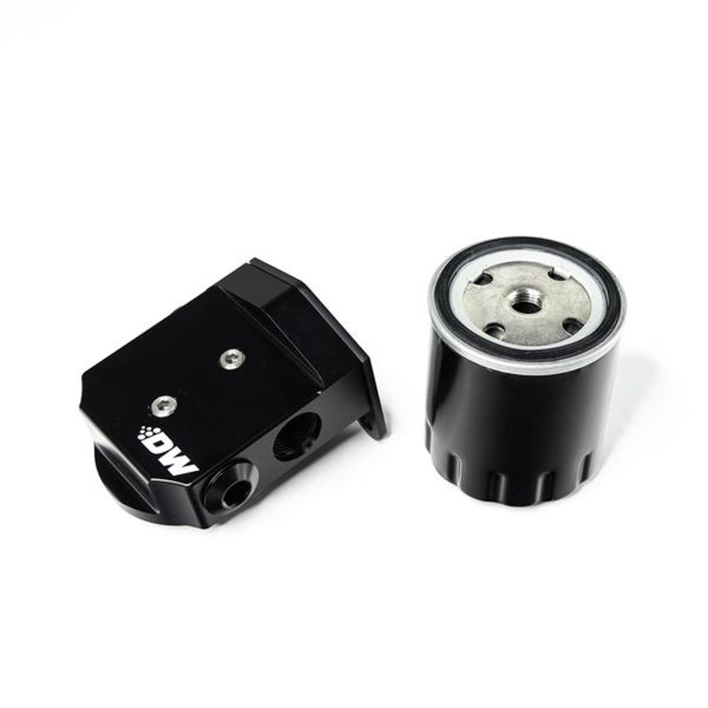 DeatschWerks Spin On Fuel Filter Kit Universal 5-Micron