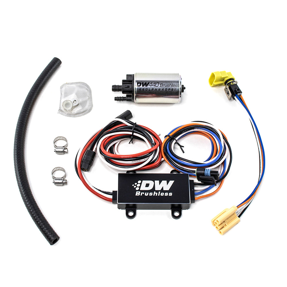 DW440 Brushless Fuel Pump Dual Speed - DeatschWerks 9-441-C102-0900