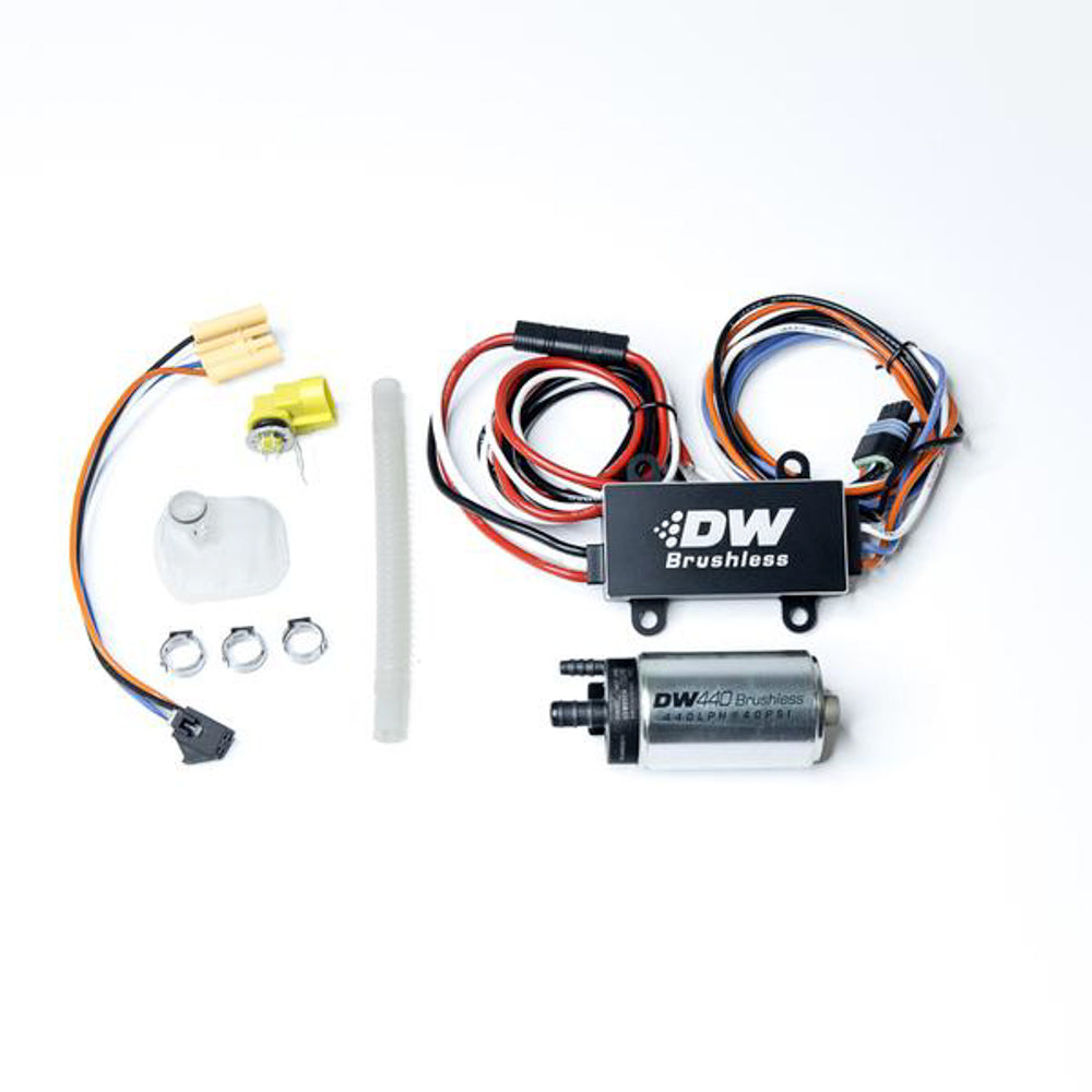 DeatschWerks 440LPH Fuel Pump Kit w/ 9-0904 Install/C102 Cont