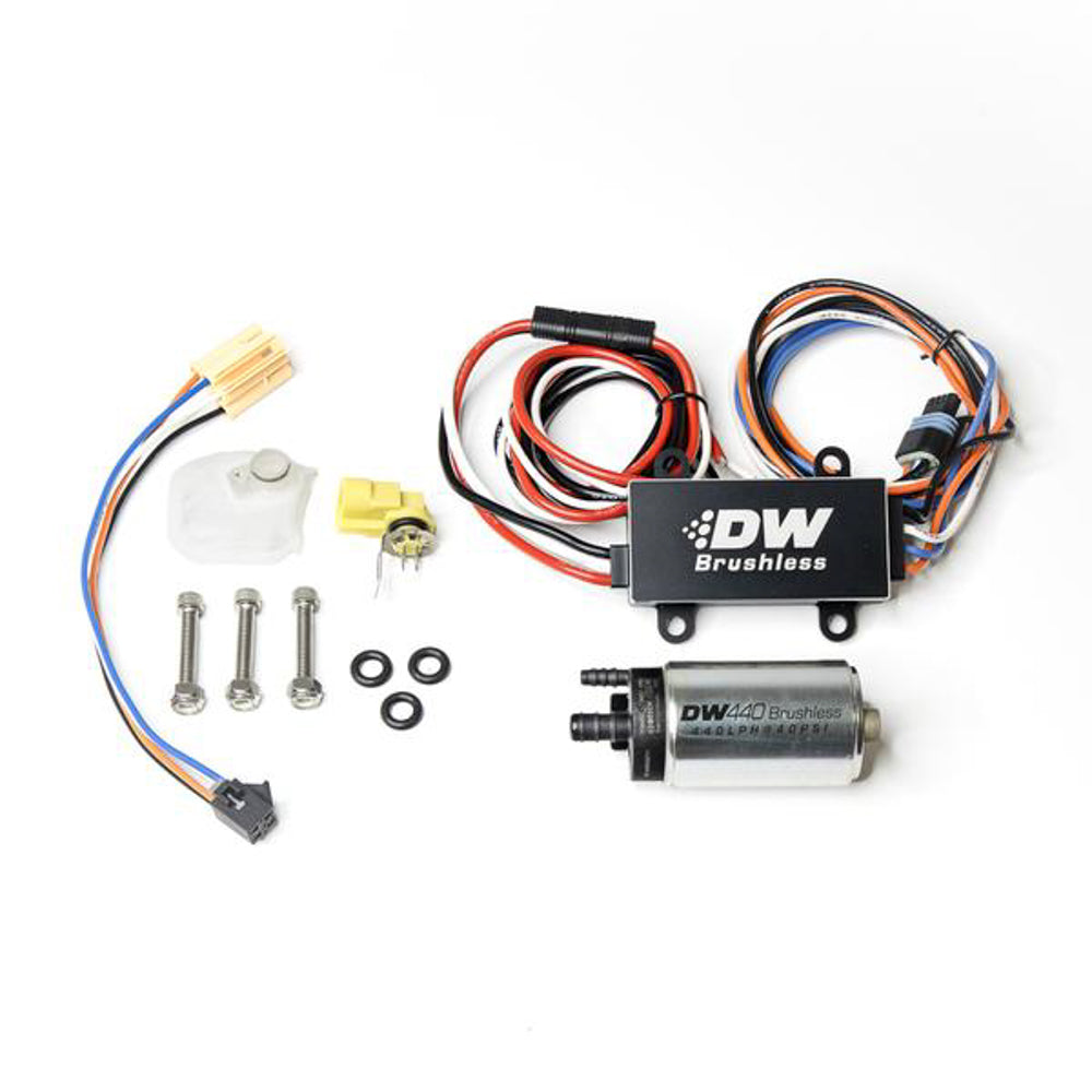 DeatschWerks 440LPH Fuel Pump Kit w/ 9-0912 Install/C102 Cont