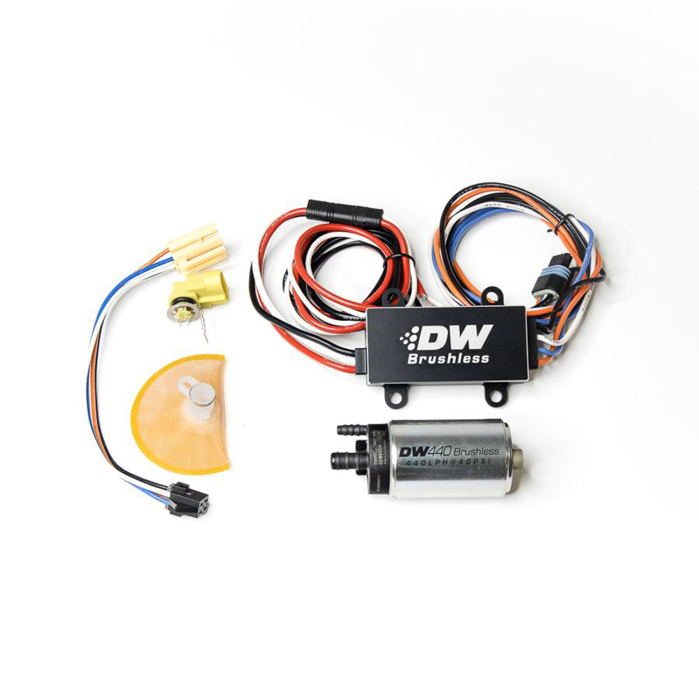 DeatschWerks 440LPH Fuel Pump Kit w/ 9-0908 Install/C103 Cont