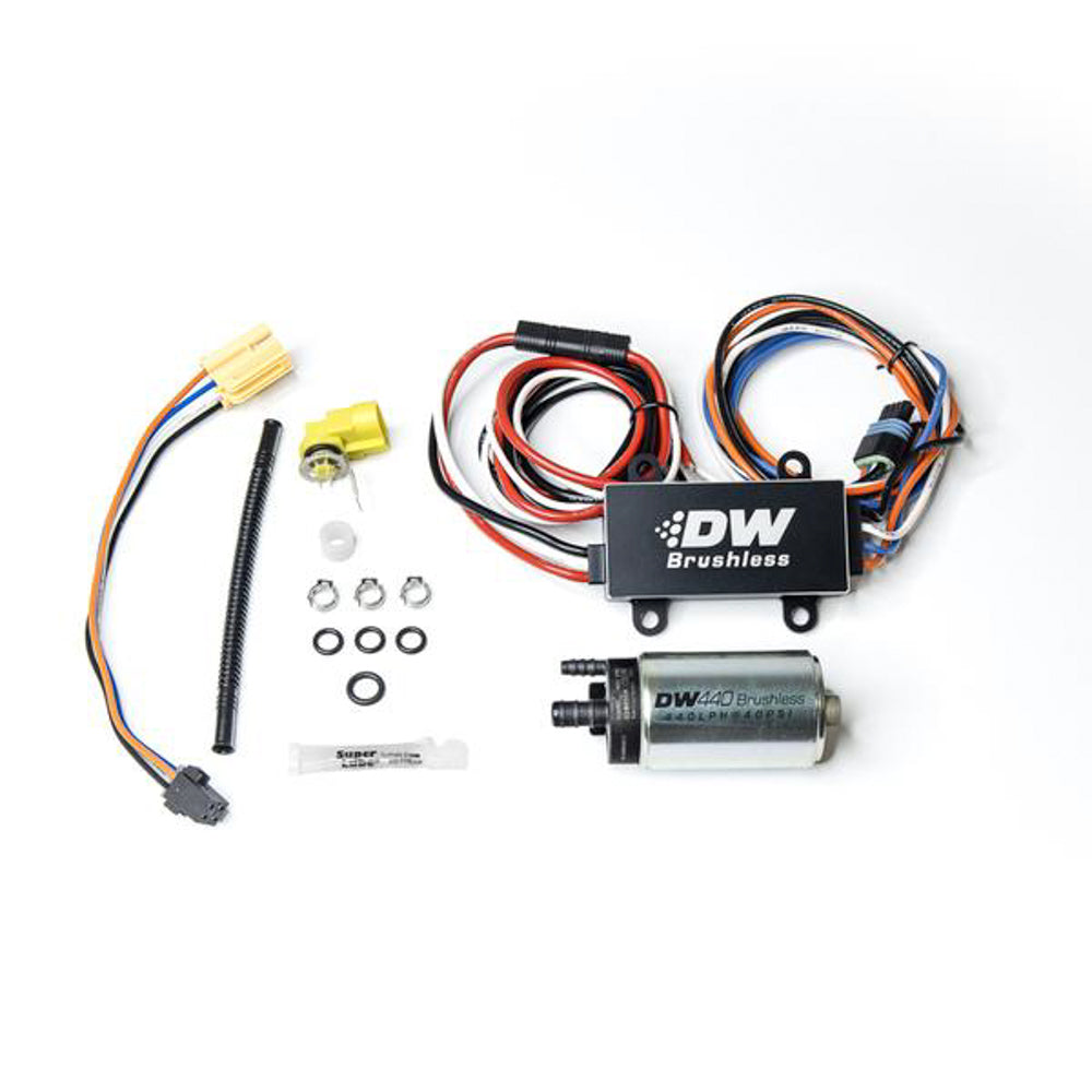 DeatschWerks 440LPH Fuel Pump Kit w/ 9-0902 Install/C102 Cont