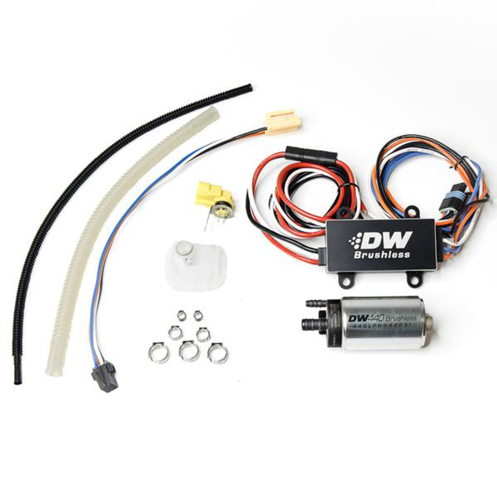 440LPH Fuel Pump Kit w/ 9-0909 Install/C102 Cont - DeatschWerks 9-442-C102-0909