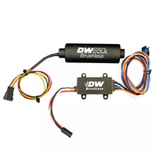 Load image into Gallery viewer, DW 650IL Brushless Fuel Pump w/PWM Controller - DeatschWerks 9-650-C103