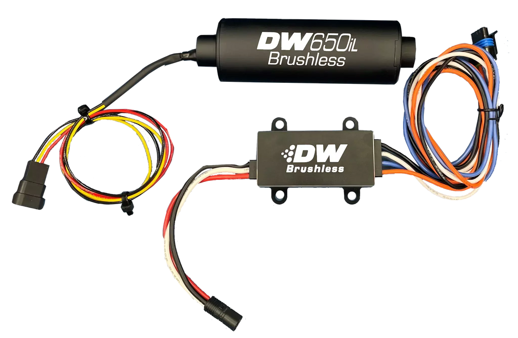 DeatschWerks DW 650IL Brushless Fuel Pump w/Single/Dual Cont.