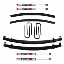 Load image into Gallery viewer, Suspension Lift Kit w/Shock M95 Performance Shocks 4 Inch Lift Incl. Front Leaf Springs Front U Bolt Kit PN F7240 Spring Bushing Kit Rear Add-A-Leafs 73-78 Ford F-250 Skyjacker