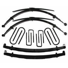 Lift Kit 4 Inch Lift For Use w/High Boy Includes Front/Rear Leaf Springs Front/Rear U Bolt Kits Spring Bushing Kit 73-78 Ford F-250 Skyjacker