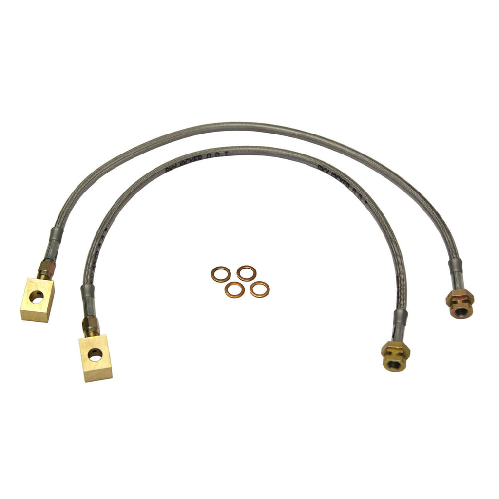 Jeep Stainless Steel Brake Line 79-91 Front Lift Height 2.5-5 Inch Pair Skyjacker