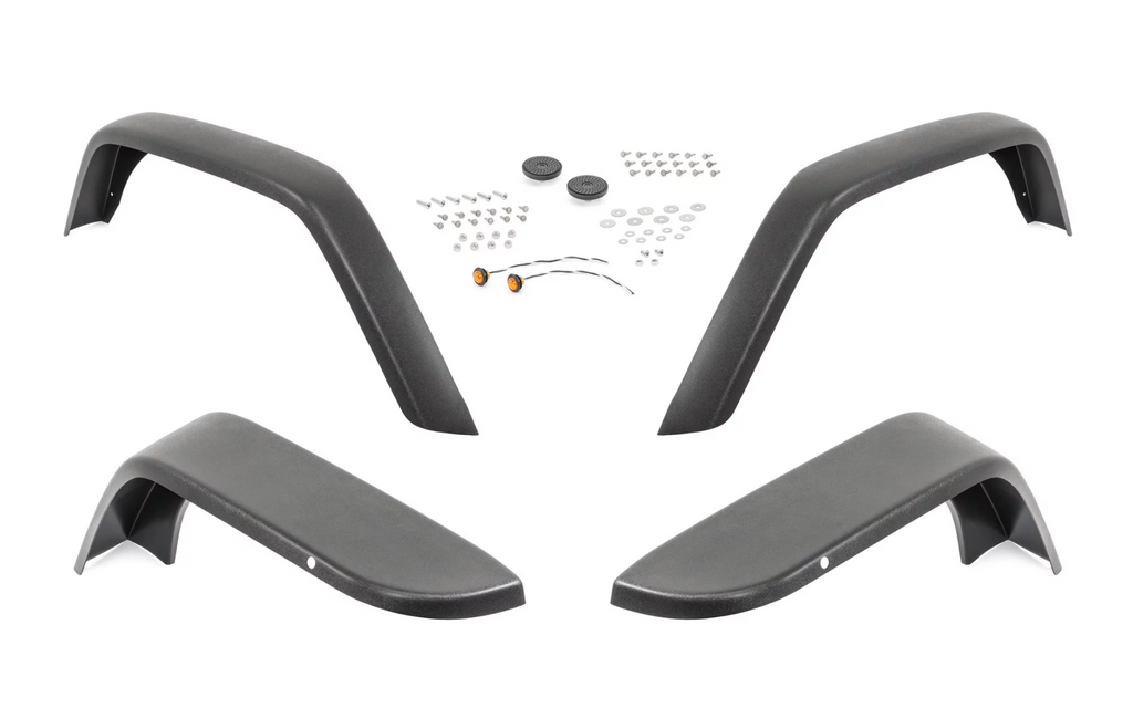 MCE Fenders Front and Rear OE Width Jeep Wrangler JK 2007-2018 Gen II