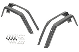 MCE Fenders Flat Fender Flare; Rear; Textured Black; 3 in. Wide;