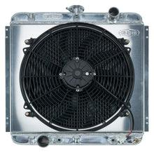 Load image into Gallery viewer, 67-70 Mustang 20 Inch Aluminum Performance Radiator And 16 Inch Fan Kit AT Cold Case Radiators