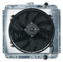 Load image into Gallery viewer, 67-70 Mustang 289/302 Fair Coug Gal Aluminum Performance Radiator And 16 Inch Fan Kit 20 Inch AT Cold Case Radiators