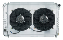 Load image into Gallery viewer, 1971-1973 Ford Mustang V8 Aluminum Radiator 26 Inch Auto Transmission Dual 12 Inch Fans Cold Case Radiators