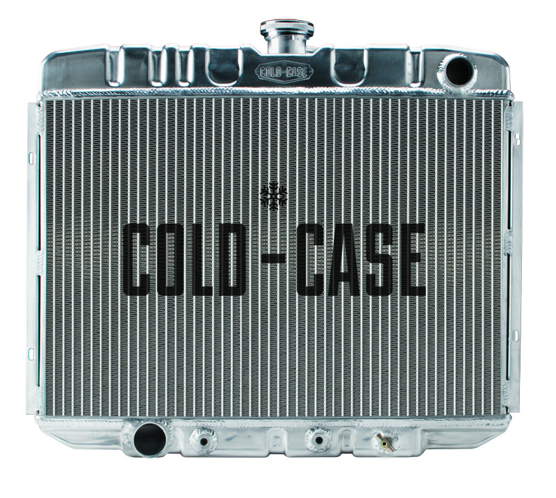 67-70 Mustang BB 24 Inch Aluminum Performance Radiator AT Cold Case Radiators