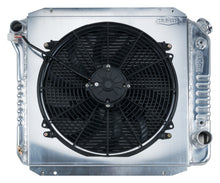 Load image into Gallery viewer, 66-77 Ford Bronco Aluminum Performance Radiator And 16 Inch Fan Kit Cold Case Radiators