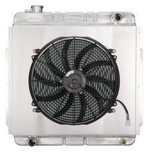 Load image into Gallery viewer, 53-56 Ford F Series Coyote Swap Aluminum Performance Radiator And 16 inch Fan Kit Cold Case Radiators