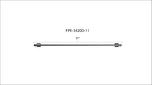 Load image into Gallery viewer, 11 Inch High Pressure Fuel Line 8mm x 3.5mm Line M14 x 1.5 Nuts Fleece Performance