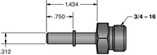 Load image into Gallery viewer, 5/16 Inch Quick Connect to 3/4 Inch-16 O-ring (-8 AN) Fleece Performance