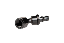 Load image into Gallery viewer, -8 45 Degree to Hose Barb Black Fleece Performance