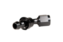 Load image into Gallery viewer, -8 45 Degree to Hose Barb Black Fleece Performance