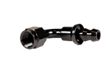 Load image into Gallery viewer, -6 90 Deg to Hose Barb Black Fleece Performance
