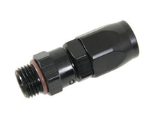 Load image into Gallery viewer, Fragola Performance Systems 6an Str - 9/16-18 ORB Str Hose End - Black