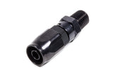 #6 Str. x 1/4 MPT Hose End Black - Fragola Performance Systems 190106-BL