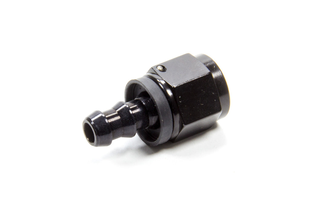 Hose Fitting Push Lock #8 Str. to #6 Hose Black - Fragola Performance Systems 200107-BL