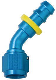 Hose Fitting #12 45 Deg Push Lock - Fragola Performance Systems 204512
