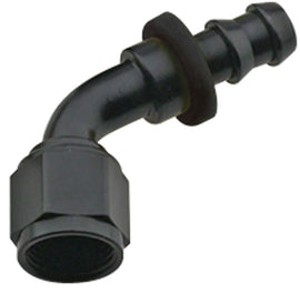 Hose Fitting #10 60 Deg Push Lock Black - Fragola Performance Systems 206010-BL