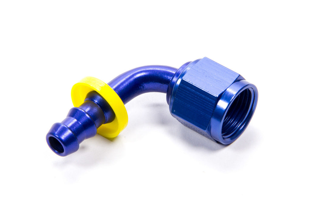 Hose Conversion Fitting #8 90deg to #6 Hose - Fragola Performance Systems 209108