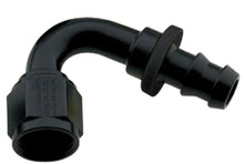 Load image into Gallery viewer, Fragola Performance Systems Hose Fitting #12 120 Deg Push Lock Black