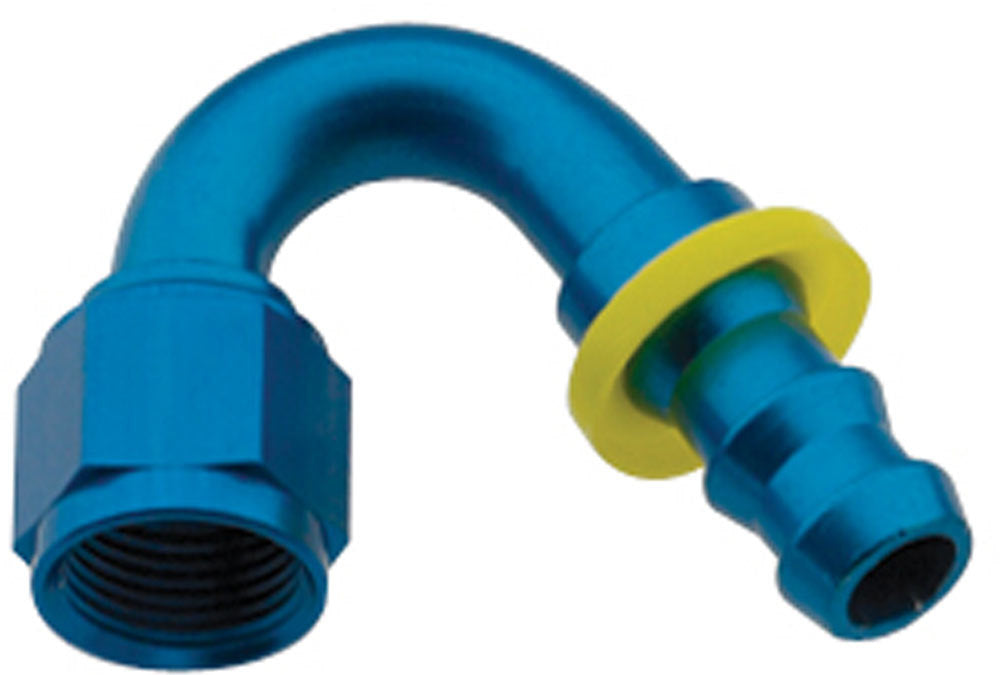 Fragola Performance Systems Hose Fitting #16 150 Deg Push Lock