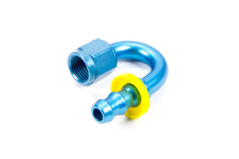 Hose Fitting #6 180 Deg Push Lock - Fragola Performance Systems 218006