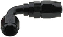 Load image into Gallery viewer, Fragola Performance Systems Hose Fitting #8 90 Deg Pro-Flow Black